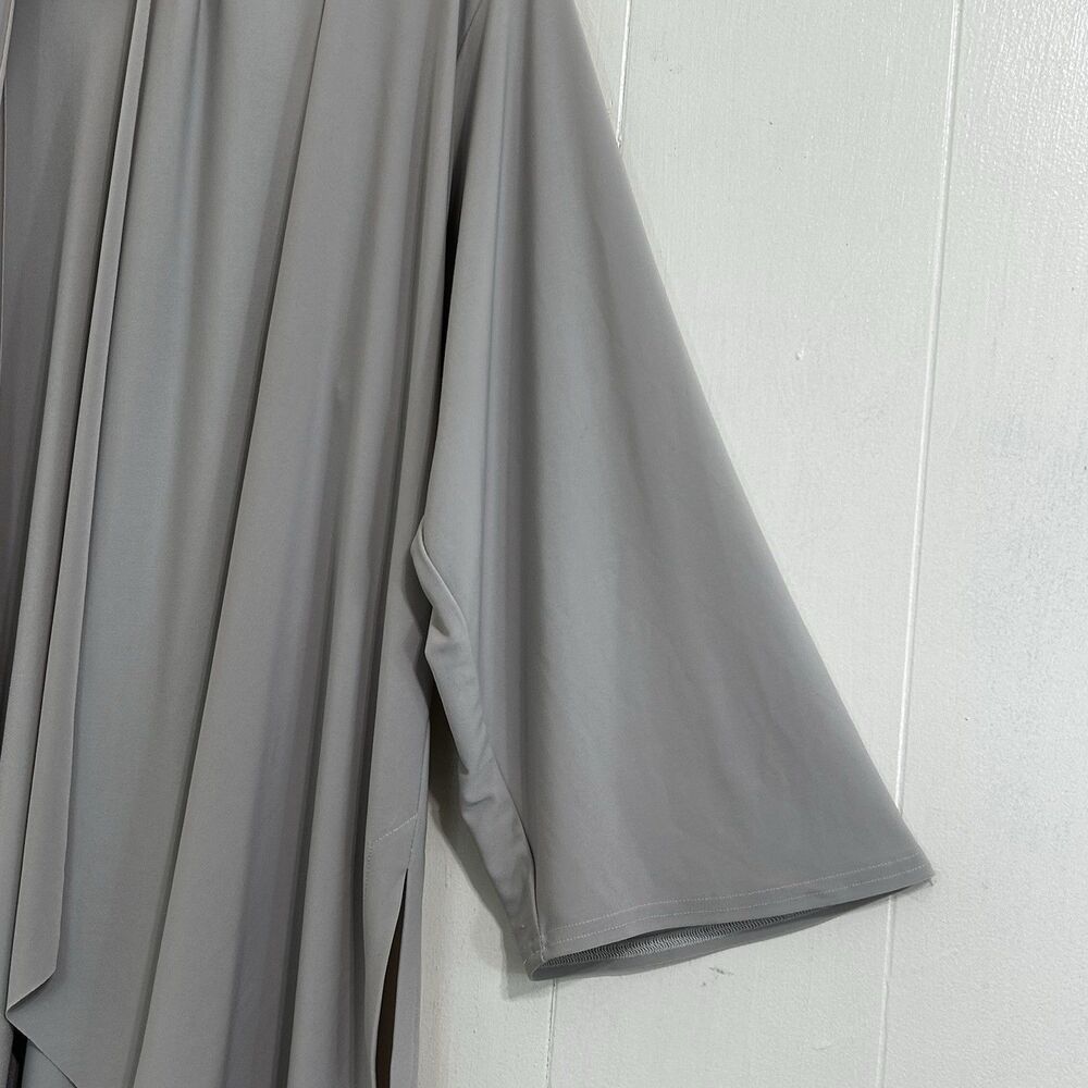 Sympli Canada Oatmeal Stretch Jersey Cardigan Size 10 Open Front Soft Comfy - Picture 9 of 15